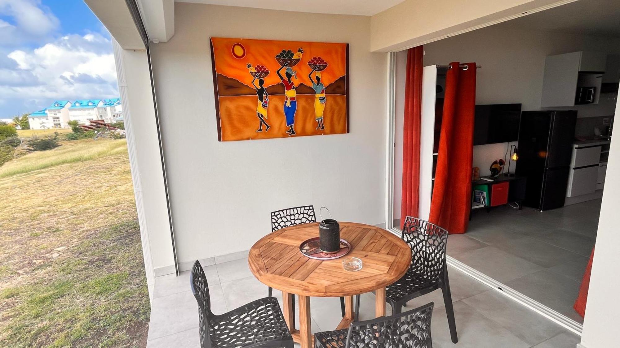Le Sea-Breeze - Beau Studio Piscine Vue Lagon Marigot  Exterior photo